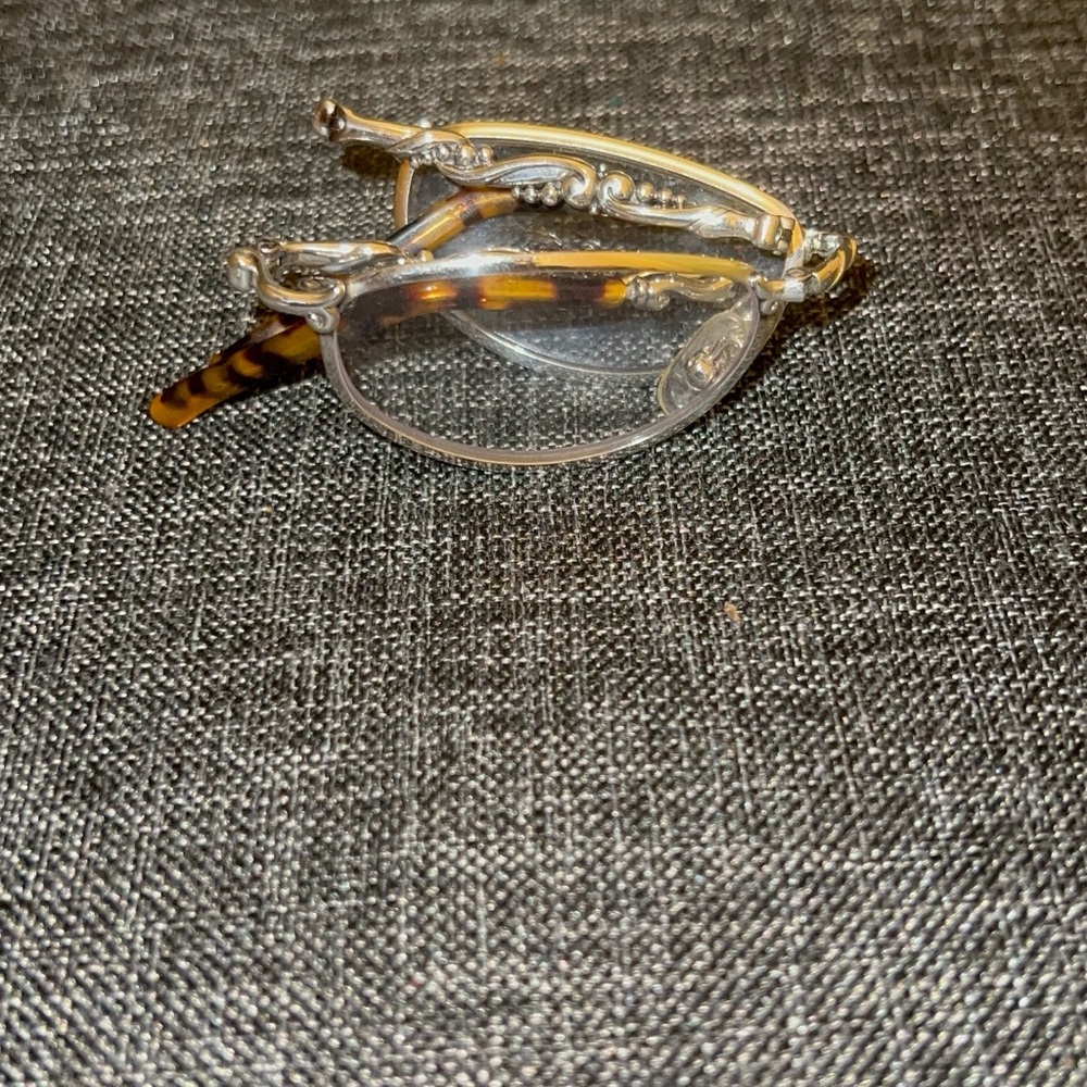 Elegant Silver and Tortoise Shell Women's Glasses